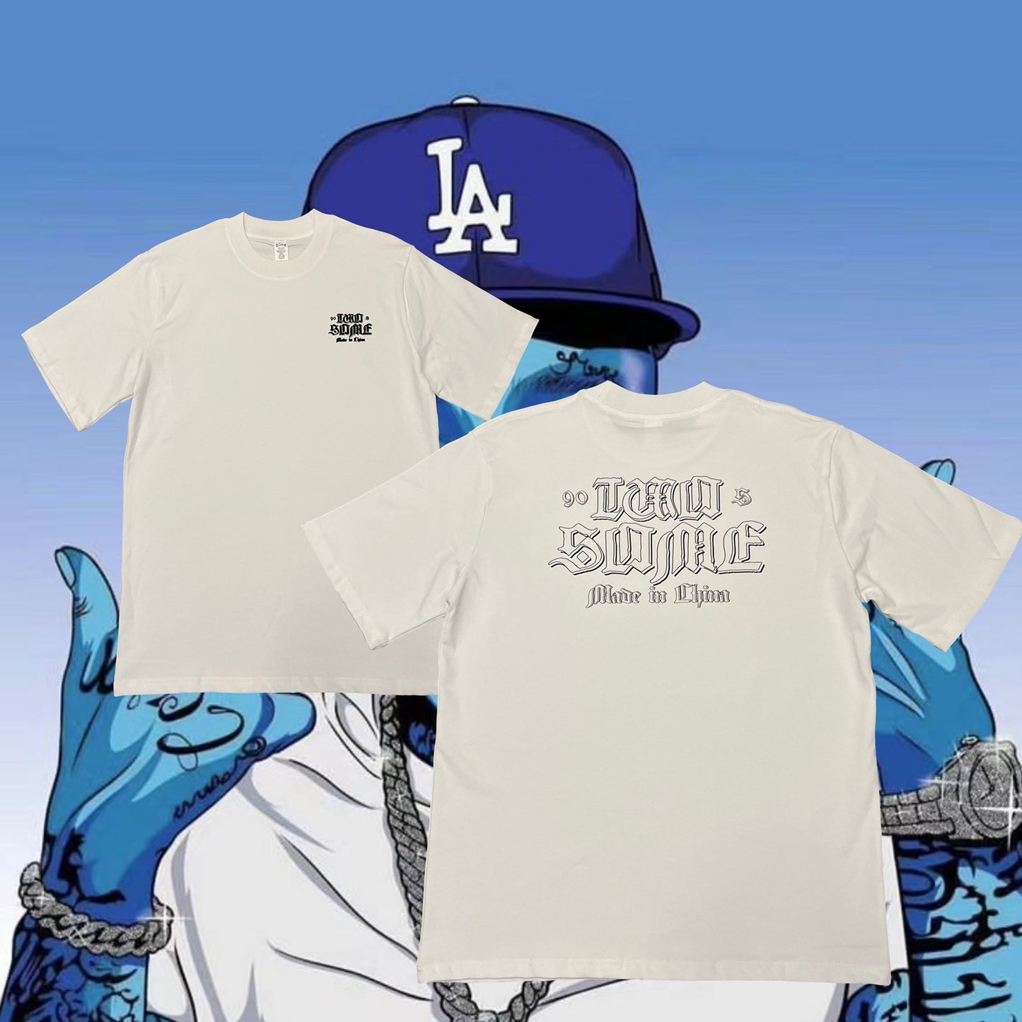 𝔽𝕦𝕤𝕚𝕠𝕟 𝔽𝕠𝕔𝕦𝕤 -ᴄʜɪᴄᴀɴᴏ♠︎悍匪♠︎300克重磅美式hiphop西海岸嘻哈bboyT恤復古old school大碼短袖