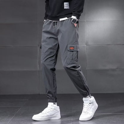 𖥟 𝔽𝕦𝕤𝕚𝕠𝕟 𝔽𝕠𝕔𝕦𝕤 ▓ 𝖜𝖔𝖗𝖐 𝖈𝖑𝖔𝖙𝖍𝖊𝖘 𖢘工裝褲春季薄款寬鬆大碼休閒褲潮牌時尚束腳褲 D-09