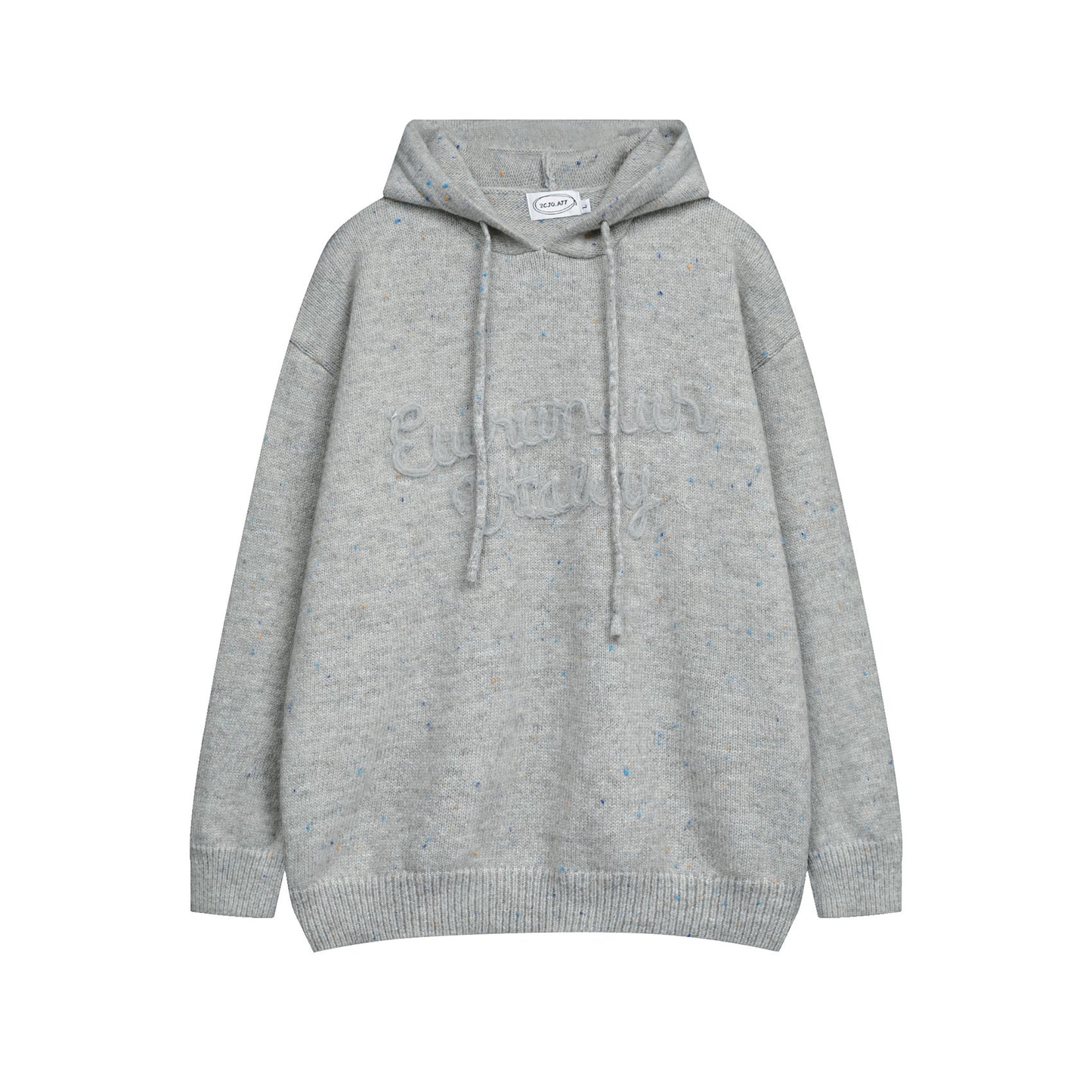 ⓀⓃⒾⓉ𒉽2025秋冬復古慵懶百搭連帽針織 M-12