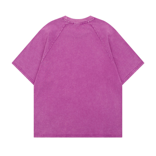 𝕃oose 𝔽it ☞𝟤𝟢𝟤𝟧 ☜美式復古人像印花圓領寬版上衣T-82