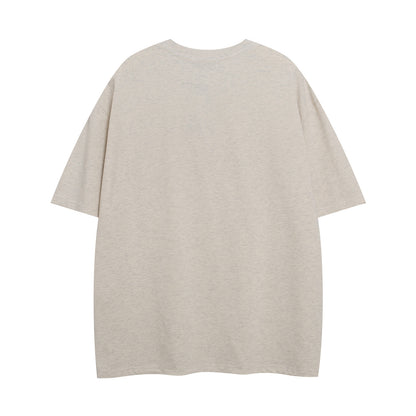 𝕃oose 𝔽it ☞𝟤𝟢𝟤𝟧 ☜美式復古設計感SAYNO 星星貼布繡圖案男女中性T-Shirt上衣 SY5T