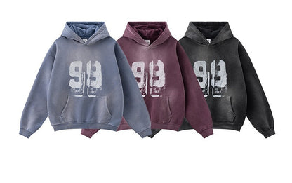 ♛𝔽𝕦𝕤𝕚𝕠𝕟 𝔽𝕠𝕔𝕦𝕤 ♛2025秋冬高磅復古水洗印花大學T B-03