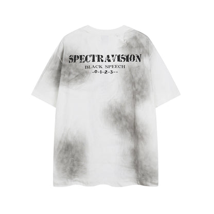 𝕃oose 𝔽it ☞𝟤𝟢𝟤𝟧 ☜美式復古少女印花男女中性 T-Shirt寬版上衣S-622