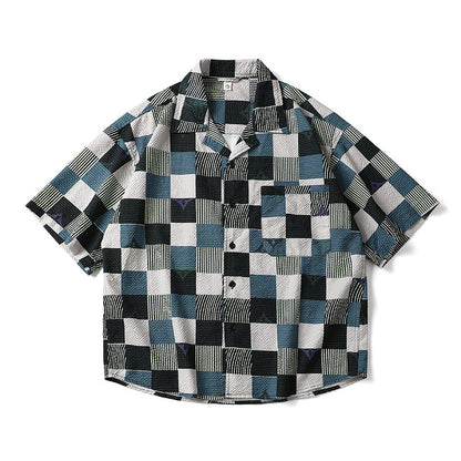 𝕃oose 𝔽it ☞𝟤𝟢𝟤𝟧 ☜日式古著民族風休閒寬鬆襯衫	 PZ-0