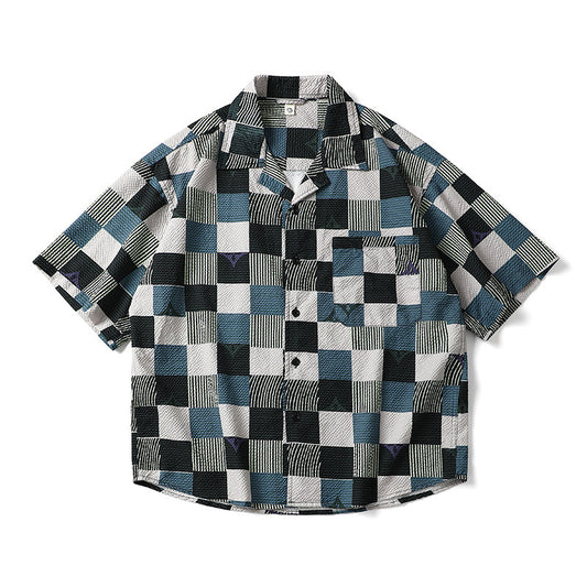 𝕃oose 𝔽it ☞𝟤𝟢𝟤𝟧 ☜日式古著民族風休閒寬鬆襯衫	 PZ-0