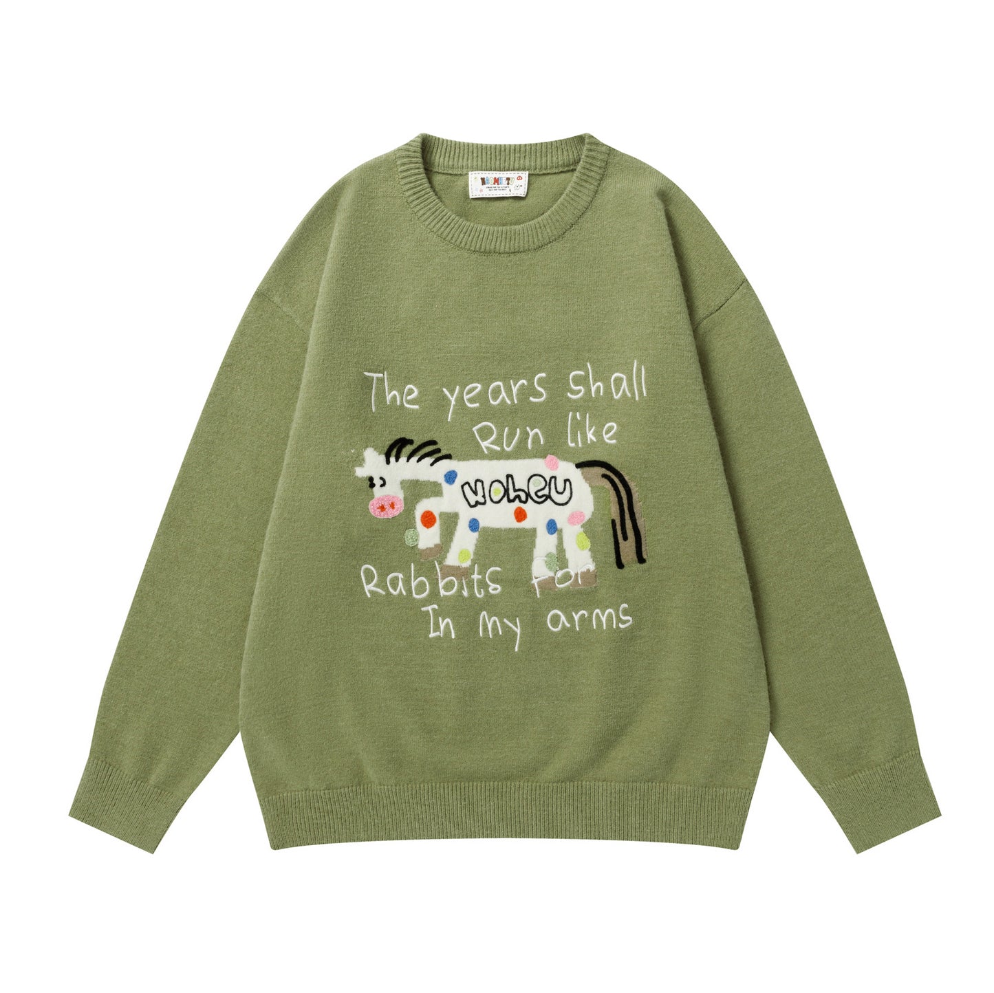 ⓀⓃⒾⓉ𒉽2025秋冬慵懶小馬百搭針織 Y-13