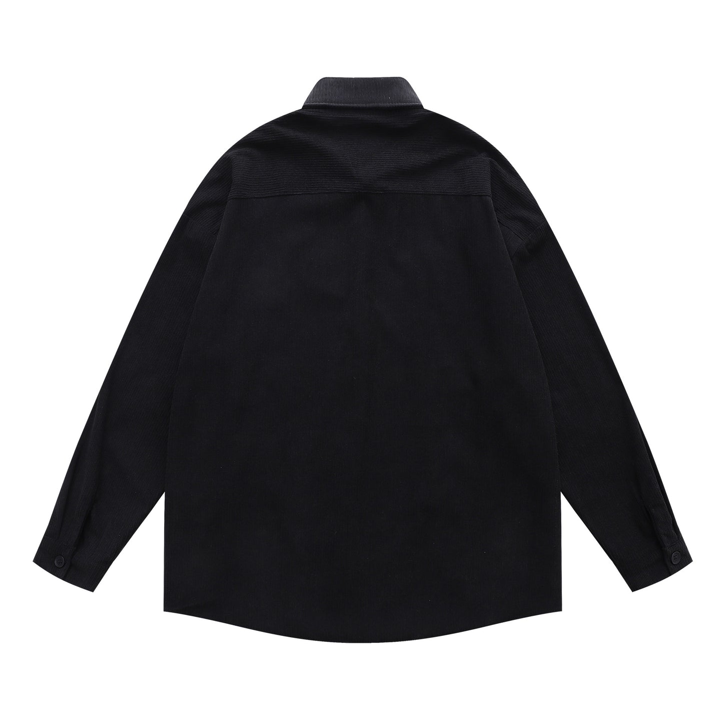 𝔼mbro 𝕊hirt𒉽2025秋冬復古花卉刺繡燈芯絨襯衫外套D-85