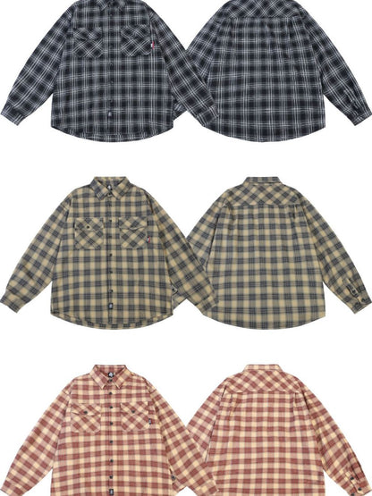 𝔽𝕦𝕤𝕚𝕠𝕟 𝔽𝕠𝕔𝕦𝕤 -ᴄʜɪᴄᴀɴᴏ♠︎悍匪♠︎ 重磅90年代復古長袖襯衫