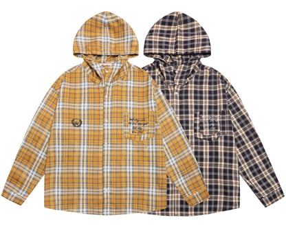 𝔼mbro 𝕊hirt𒉽2025秋冬字母刺繡連帽襯衫MC-7