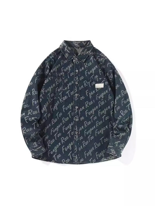 復古水洗牛仔外套 CZ33