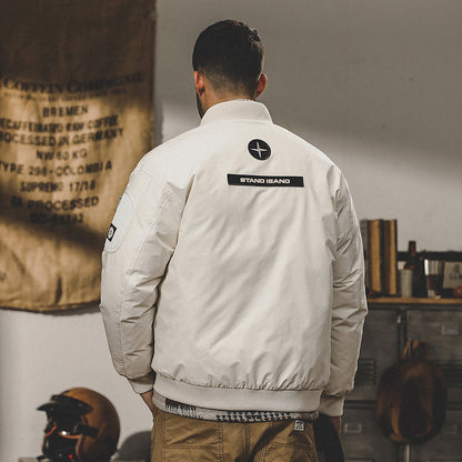 snɔoɟ uoı̣snɟ - 短款羽绒服冬季防風防水保暖美式飛行員夾克外套 FG-245