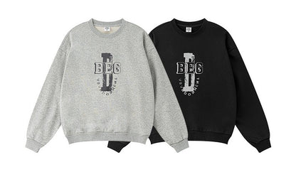 ♛𝔽𝕦𝕤𝕚𝕠𝕟 𝔽𝕠𝕔𝕦𝕤 ♛2025秋冬高磅水洗印花寬鬆落肩帽T 508