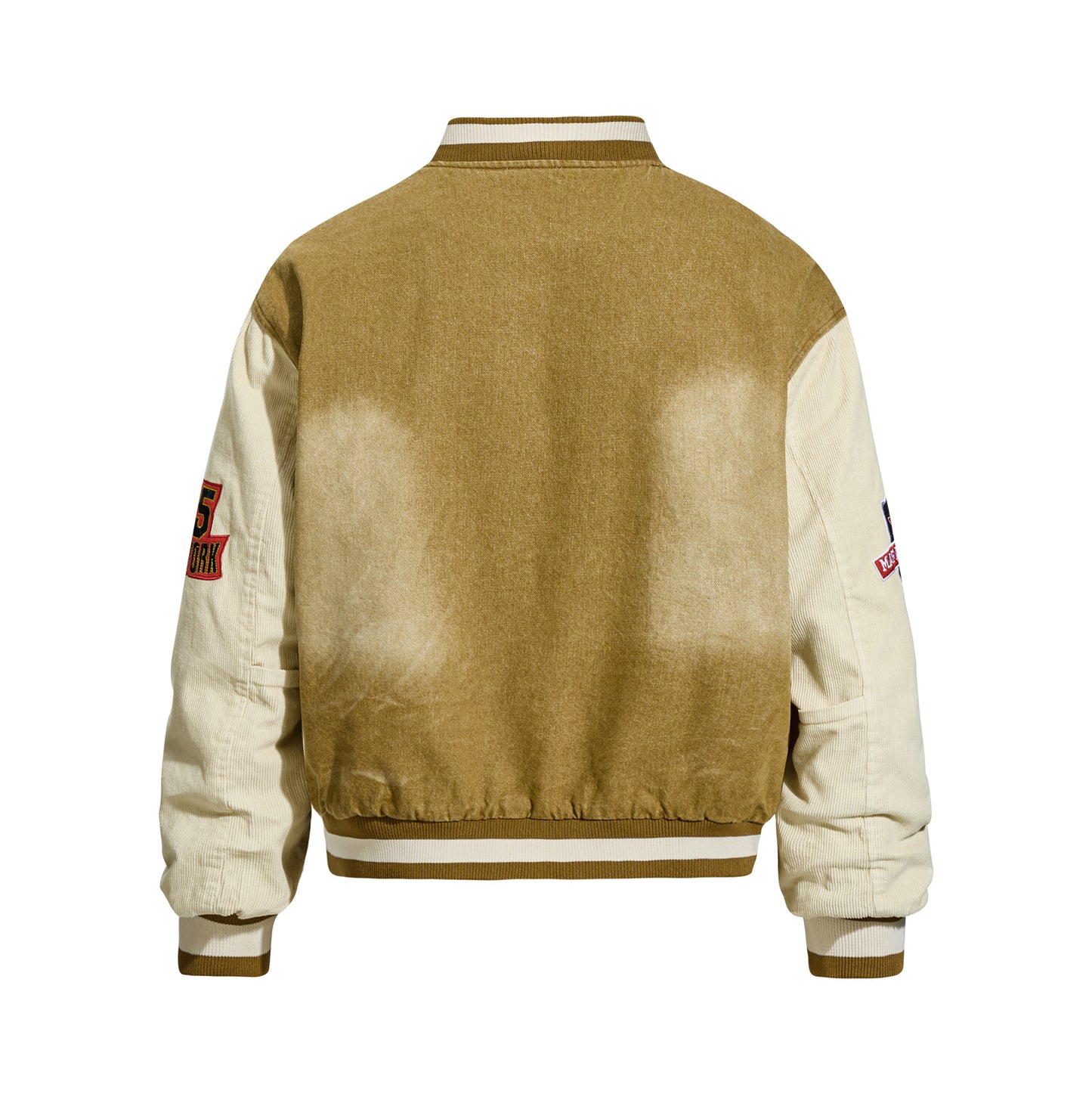 𝔼mbro 𝕊hirt𒉽2025秋冬復古字母刺繡鋪棉外套 MJ-82