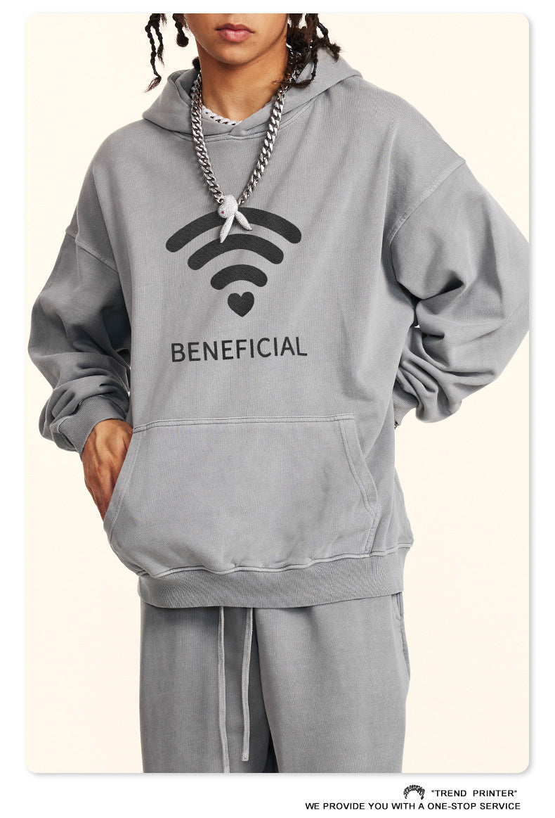 ♛𝔽𝕦𝕤𝕚𝕠𝕟 𝔽𝕠𝕔𝕦𝕤 ♛2025秋冬高磅復古水洗印花帽T 5-67