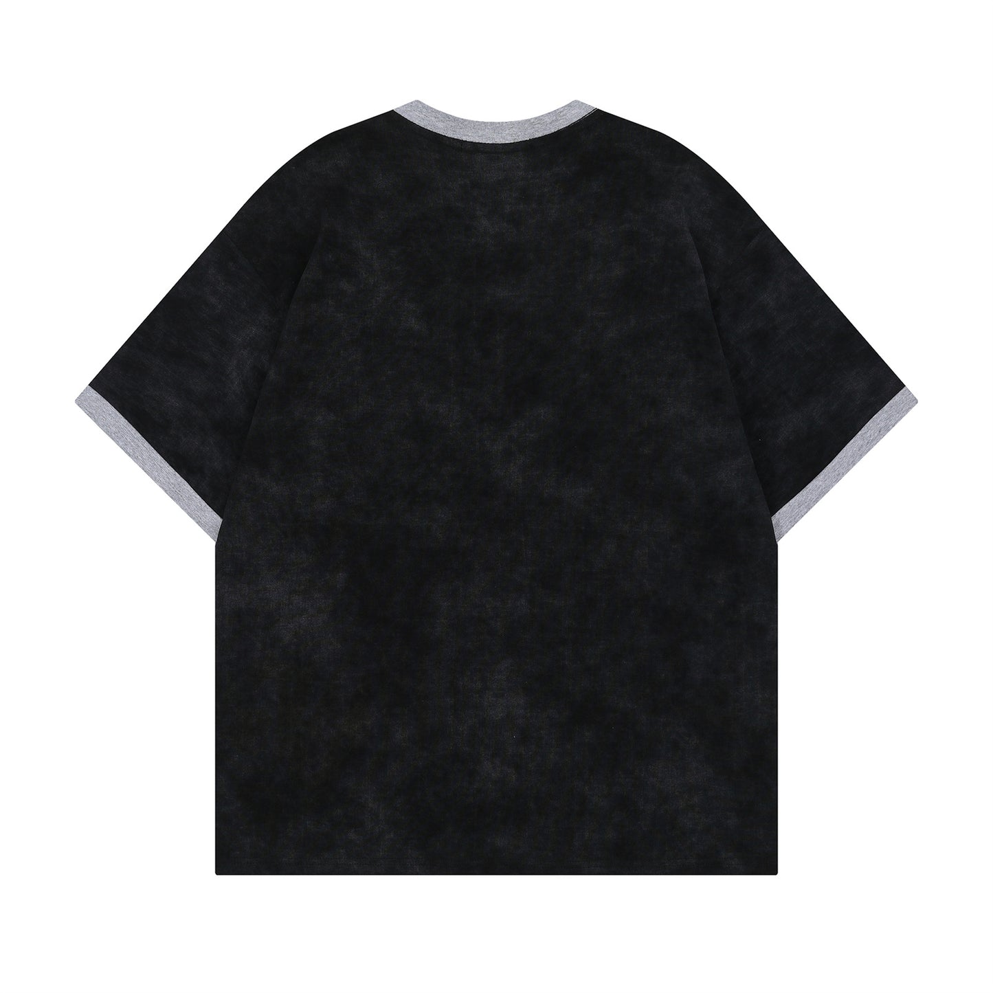 𝕃oose 𝔽it ☞𝟤𝟢𝟤𝟧 ☜美式復古撞色人像字母印花 男女中性 T-Shirt寬版上衣   TH-655