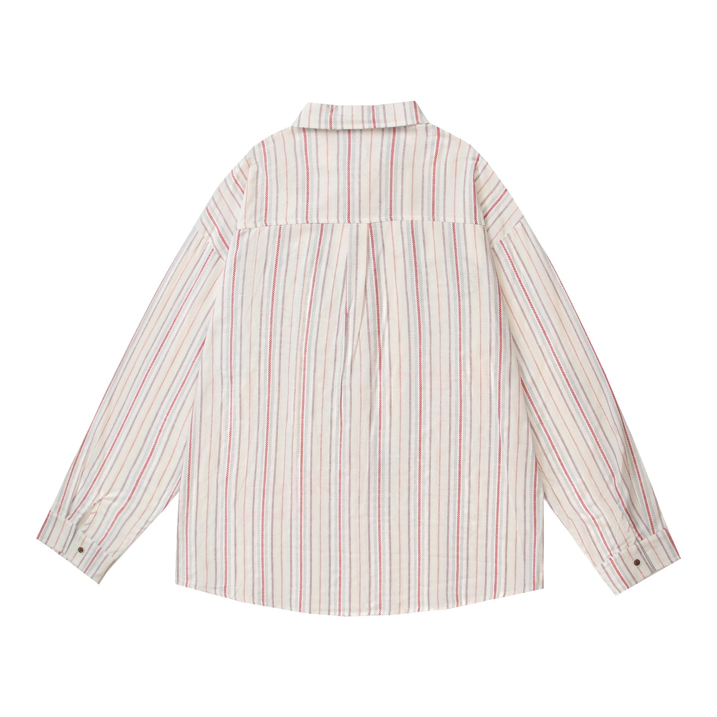 𝔼mbro 𝕊hirt𒉽2025秋冬小熊刺繡寬鬆襯衫外套C-13