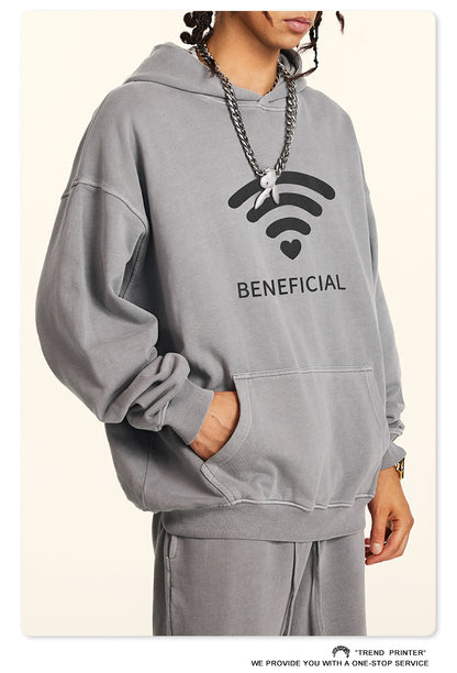 ♛𝔽𝕦𝕤𝕚𝕠𝕟 𝔽𝕠𝕔𝕦𝕤 ♛2025秋冬高磅復古水洗印花帽T 5-67