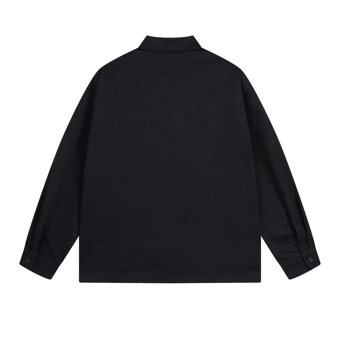 𝔼mbro 𝕊hirt𒉽秋冬長袖復古印花寬鬆襯衫NT-93