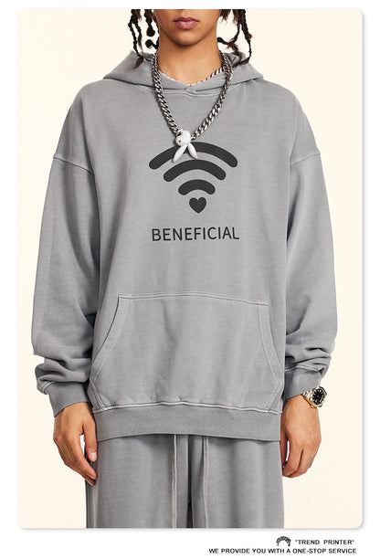 ♛𝔽𝕦𝕤𝕚𝕠𝕟 𝔽𝕠𝕔𝕦𝕤 ♛2025秋冬高磅復古水洗印花帽T 5-67