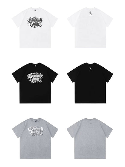 𝔽𝕦𝕤𝕚𝕠𝕟 𝔽𝕠𝕔𝕦𝕤 -ᴄʜɪᴄᴀɴᴏ♠︎悍匪♠︎Lorna Shore Rocker  Short Sleeve Cotton T Shirt 短袖