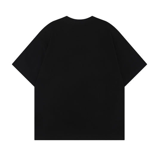 𝕃oose 𝔽it ☞𝟤𝟢𝟤𝟧 ☜美式復古幻影人像設計圖 男女中性 T-Shirt寬版上衣   TH-238