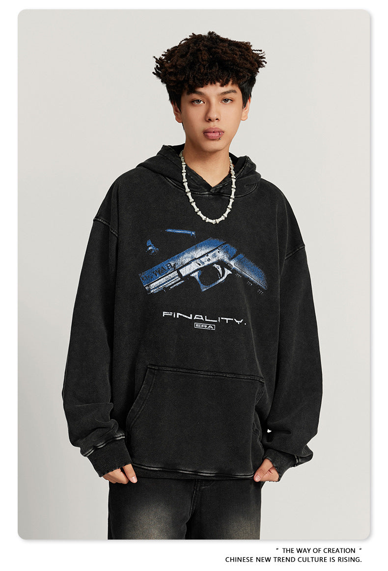 ♛𝔽𝕦𝕤𝕚𝕠𝕟 𝔽𝕠𝕔𝕦𝕤 ♛2025秋冬重磅硬挺水洗印花帽T G-24