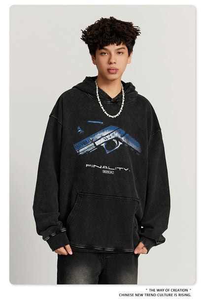 ♛𝔽𝕦𝕤𝕚𝕠𝕟 𝔽𝕠𝕔𝕦𝕤 ♛2025秋冬重磅硬挺水洗印花帽T G-24