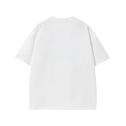 𝕃oose 𝔽it ☞𝟤𝟢𝟤𝟧 ☜美式復古愛心字母圓領T-Shirt寬版上衣SA-5