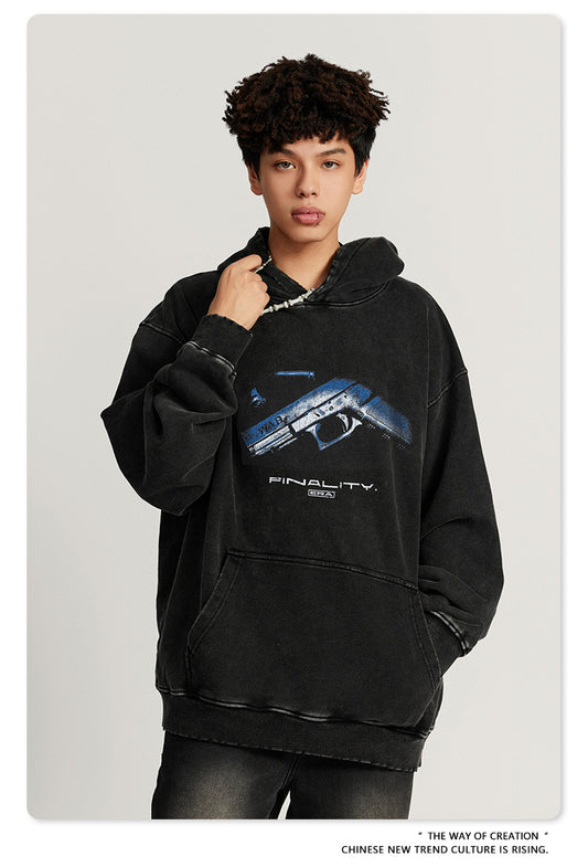 ♛𝔽𝕦𝕤𝕚𝕠𝕟 𝔽𝕠𝕔𝕦𝕤 ♛2025秋冬重磅硬挺水洗印花帽T G-24