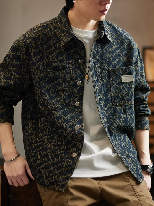 復古水洗牛仔外套 CZ33