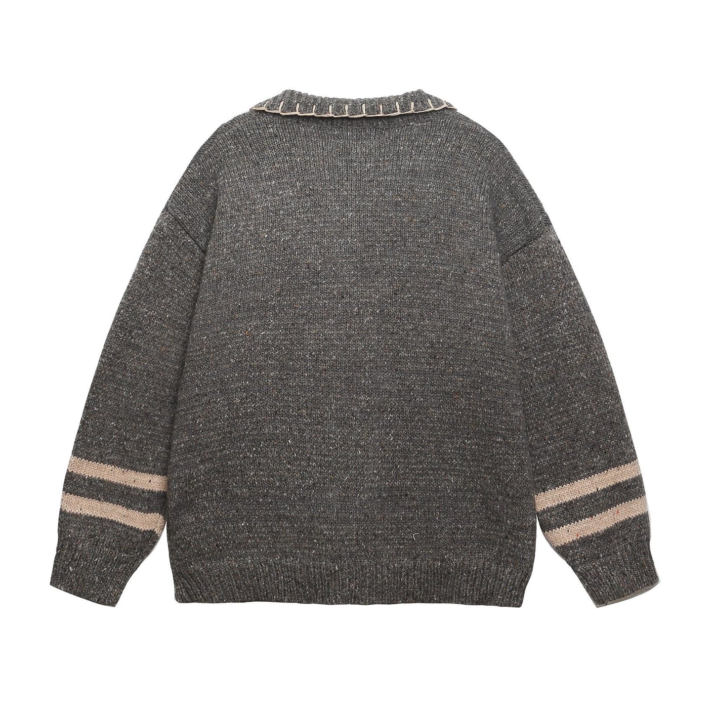 ⓀⓃⒾⓉ𒉽2025秋冬動物刺繡開襟針織外套K-39