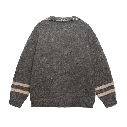 ⓀⓃⒾⓉ𒉽2025秋冬動物刺繡開襟針織外套K-39