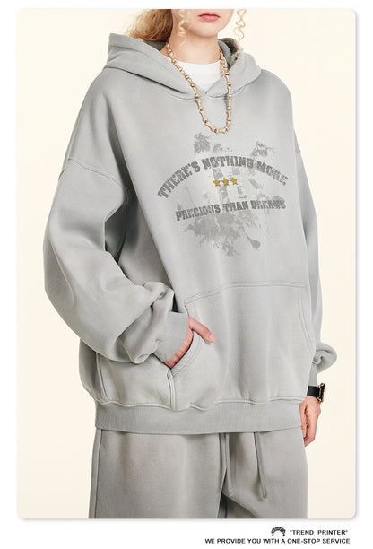 ♛𝔽𝕦𝕤𝕚𝕠𝕟 𝔽𝕠𝕔𝕦𝕤 ♛2025秋冬高磅復古水洗印花帽T B-36