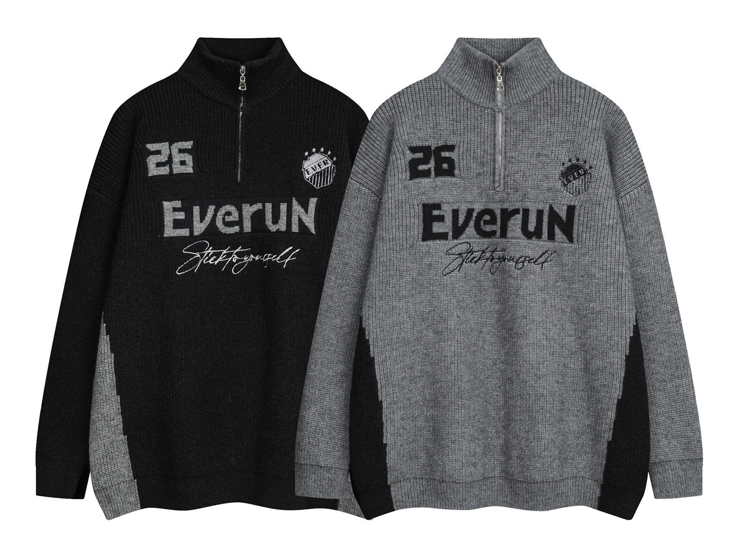 ⓀⓃⒾⓉ𒉽2025秋冬復古半高領運動風針織 M-13