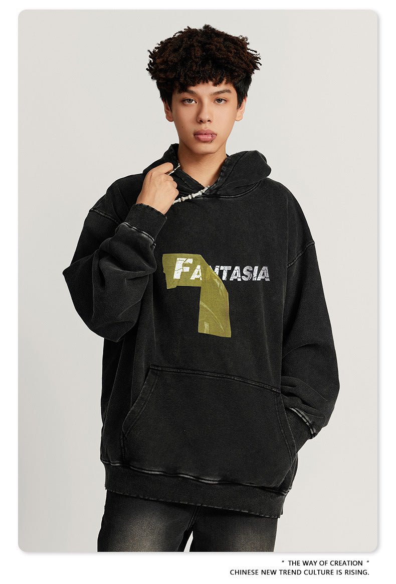 ♛𝔽𝕦𝕤𝕚𝕠𝕟 𝔽𝕠𝕔𝕦𝕤 ♛2025秋冬重磅硬挺水洗印花帽T G-45