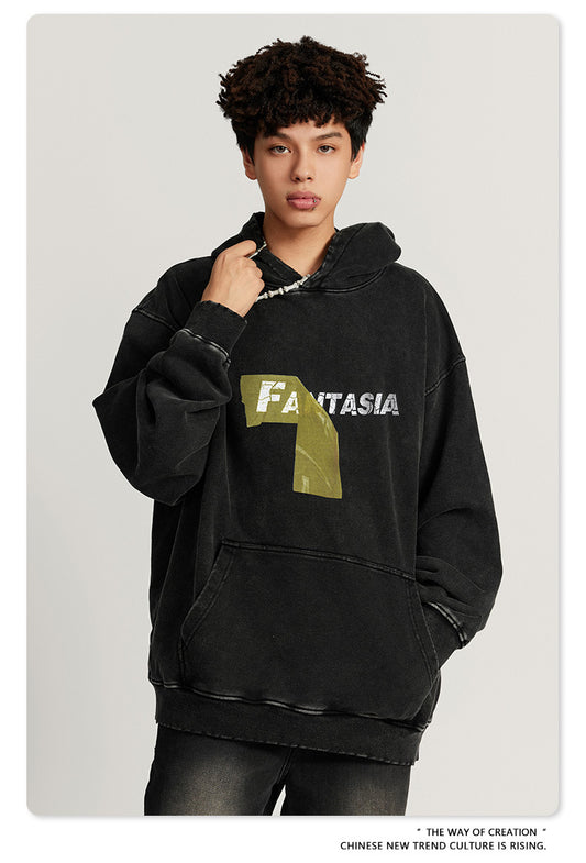 ♛𝔽𝕦𝕤𝕚𝕠𝕟 𝔽𝕠𝕔𝕦𝕤 ♛2025秋冬重磅硬挺水洗印花帽T G-45