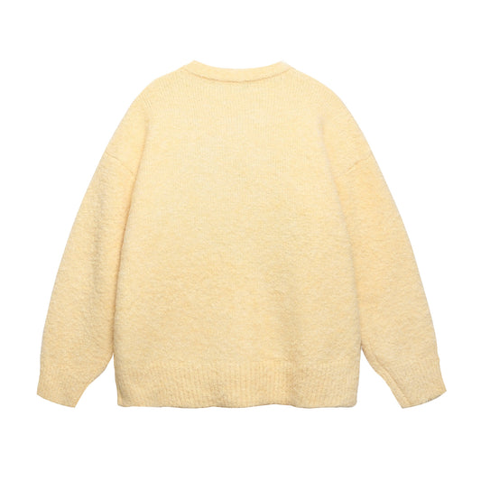 ⓀⓃⒾⓉ𒉽2025秋冬可愛小貓風格圓領針織 K-53