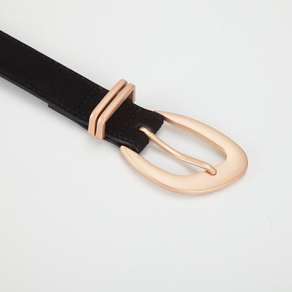 𝗕𝗘𝗟𝗧復古女款合金扣牛皮簡約腰帶款 25