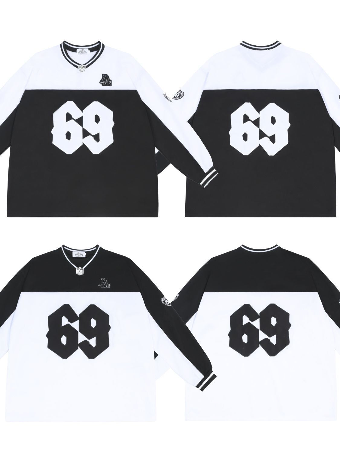 𝔽𝕦𝕤𝕚𝕠𝕟 𝔽𝕠𝕔𝕦𝕤-ᴄʜɪᴄᴀɴᴏ♠︎悍匪♠︎ 球衣拼色嘻哈chicano墨西哥風格外搭衫嘻哈風 GL07