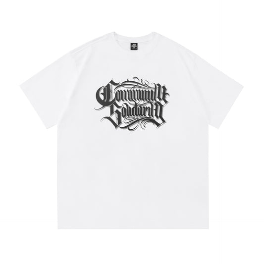 𝔽𝕦𝕤𝕚𝕠𝕟 𝔽𝕠𝕔𝕦𝕤 -ᴄʜɪᴄᴀɴᴏ♠︎悍匪♠︎Lorna Shore Rocker  Short Sleeve Cotton T Shirt 短袖