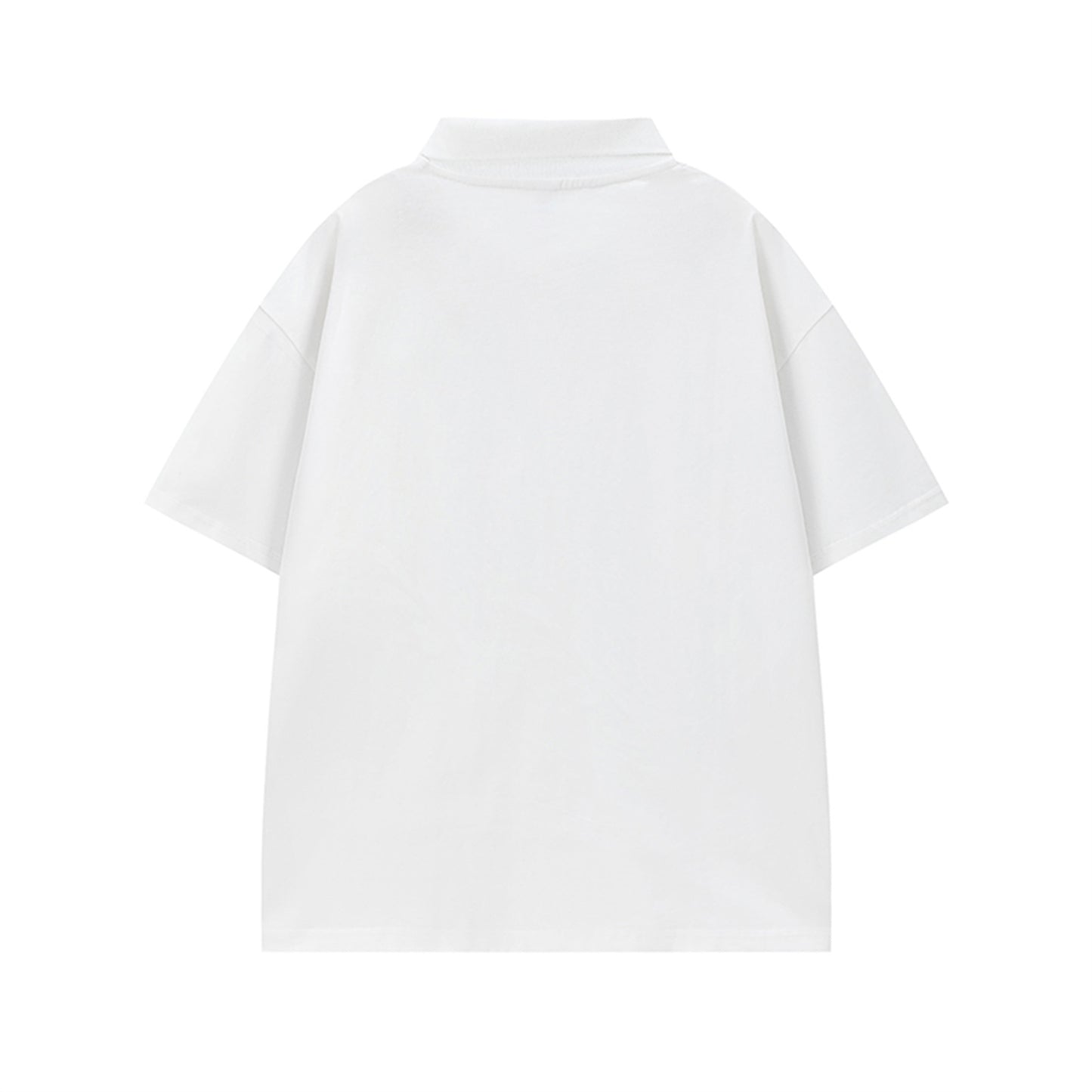 𝕃oose 𝔽it ☞𝟤𝟢𝟤𝟧 ☜美式復古抽象印花翻領寬版上衣SA-02