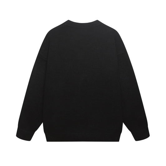 ⓀⓃⒾⓉ𒉽2025秋冬可愛小狗圓領針織 K-25