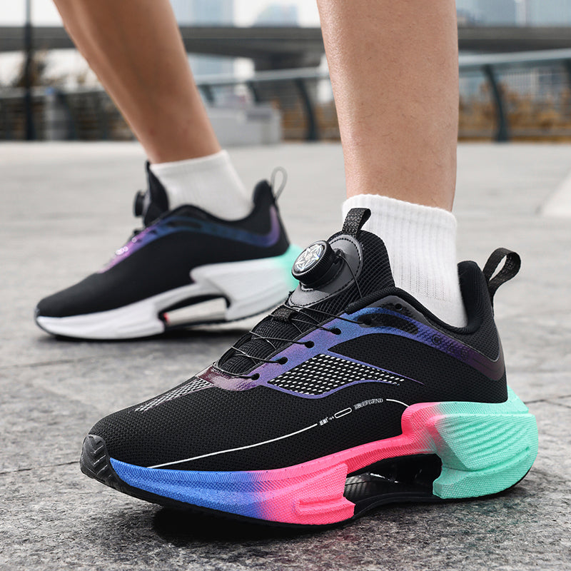 ♛𝔽𝕦𝕤𝕚𝕠𝕟 𝔽𝕠𝕔𝕦𝕤☢︎ᴄᴀꜱᴜᴀʟ ꜱɴᴇᴀᴋᴇʀ ♜✽𝟤𝟢𝟤𝟧✽春夏新款熱門懶人旋鈕包覆強耐穿運動鞋   男女款 情侶款 大🦶款 (33-45號)  L53