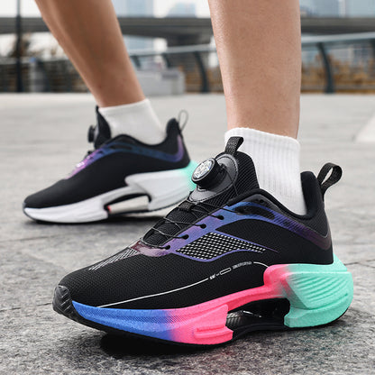 ♛𝔽𝕦𝕤𝕚𝕠𝕟 𝔽𝕠𝕔𝕦𝕤☢︎ᴄᴀꜱᴜᴀʟ ꜱɴᴇᴀᴋᴇʀ ♜✽𝟤𝟢𝟤𝟧✽春夏新款熱門懶人旋鈕包覆強耐穿運動鞋   男女款 情侶款 大🦶款 (33-45號)  L53