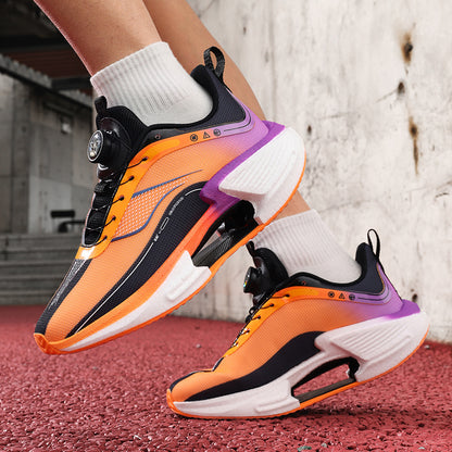 ♛𝔽𝕦𝕤𝕚𝕠𝕟 𝔽𝕠𝕔𝕦𝕤☢︎ᴄᴀꜱᴜᴀʟ ꜱɴᴇᴀᴋᴇʀ ♜✽𝟤𝟢𝟤𝟧✽春夏新款熱門懶人旋鈕包覆強耐穿運動鞋   男女款 情侶款 大🦶款 (33-45號)  L53