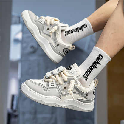 ♛𝔽𝕦𝕤𝕚𝕠𝕟 𝔽𝕠𝕔𝕦𝕤☢︎ꜱᴋᴀᴛᴇ ꜱʜᴏᴇꜱ  ♜✽𝟤𝟢𝟤𝟧✽ 春夏新款經典嘻哈配色ＯＥ板鞋 男女款 情侶款  大🦶款 (36-45號)  C01