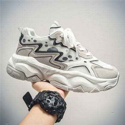 ♛𝔽𝕦𝕤𝕚𝕠𝕟 𝔽𝕠𝕔𝕦𝕤☢︎ᴄᴀꜱᴜᴀʟ ꜱɴᴇᴀᴋᴇʀ ♜ ✽𝟤𝟢𝟤𝟧✽春夏新款經典配色耐穿透氣厚底運動鞋   男女款 大🦶款 (39-45號)   Fs82