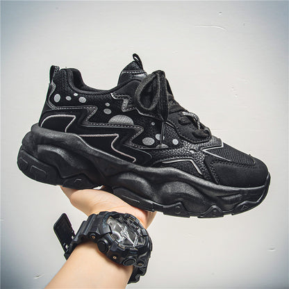 ♛𝔽𝕦𝕤𝕚𝕠𝕟 𝔽𝕠𝕔𝕦𝕤☢︎ᴄᴀꜱᴜᴀʟ ꜱɴᴇᴀᴋᴇʀ ♜ ✽𝟤𝟢𝟤𝟧✽春夏新款經典配色耐穿透氣厚底運動鞋   男女款 大🦶款 (39-45號)   Fs82