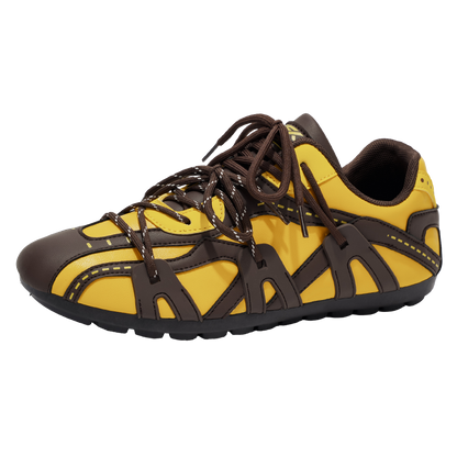 ♛𝔽𝕦𝕤𝕚𝕠𝕟 𝔽𝕠𝕔𝕦𝕤☢︎ᴄᴀꜱᴜᴀʟ ꜱɴᴇᴀᴋᴇʀ ♜ ✽𝟤𝟢𝟤𝟧✽秋冬新款運動包覆平底賽車運動鞋  男女款  情侶款 大🦶款 (39-46號) M28