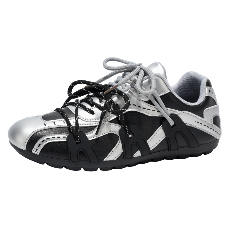 ♛𝔽𝕦𝕤𝕚𝕠𝕟 𝔽𝕠𝕔𝕦𝕤☢︎ᴄᴀꜱᴜᴀʟ ꜱɴᴇᴀᴋᴇʀ ♜ ✽𝟤𝟢𝟤𝟧✽秋冬新款運動包覆平底賽車運動鞋  男女款  情侶款 大🦶款 (39-46號) M28